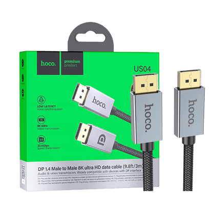 hoco. Kabl display port na display port, US04, 3 met - US04 3M