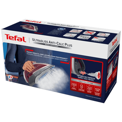 Tefal Pegla na paru, 2800W, Ultragliss Anti-Calc Plus - FV6840E0
