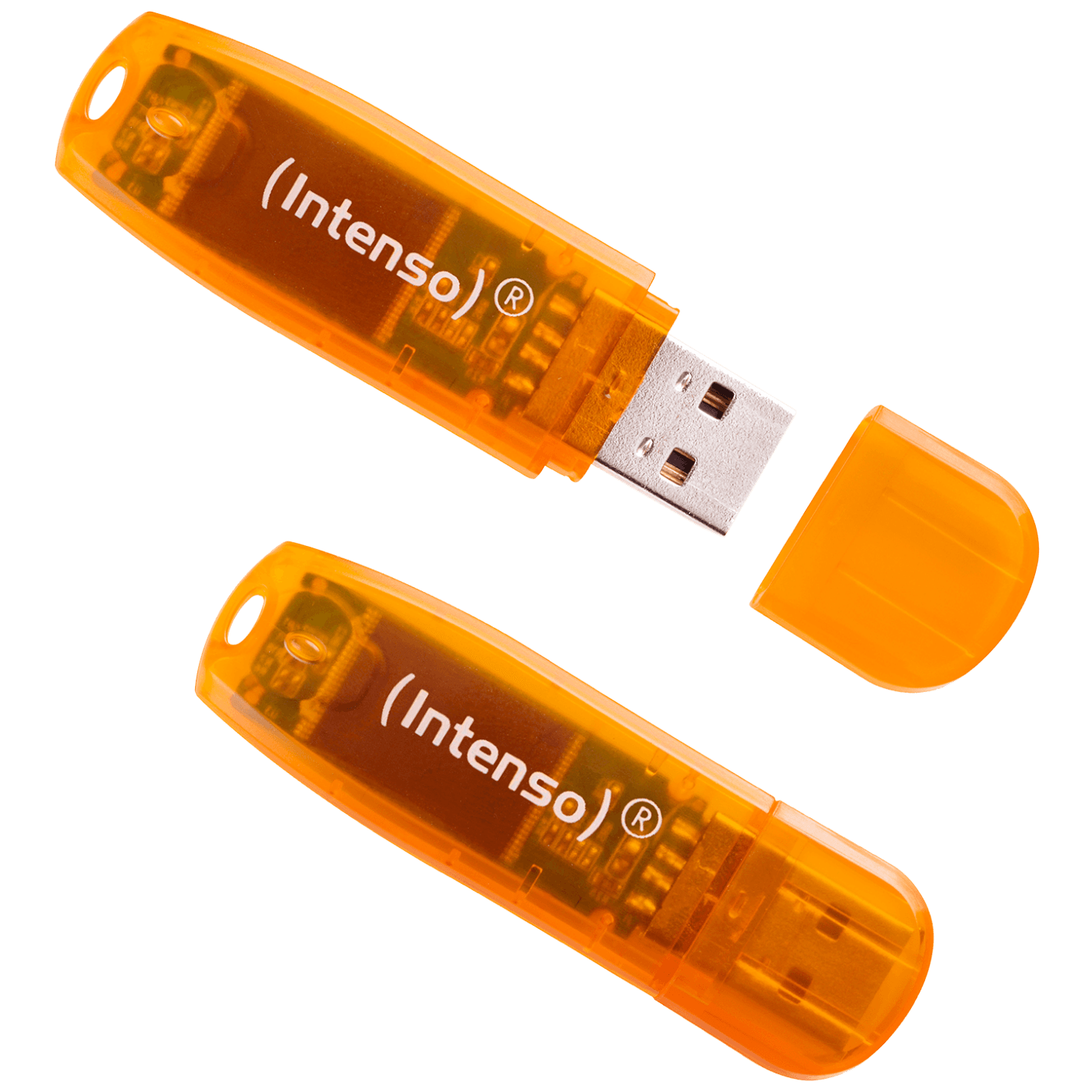 (Intenso) USB Flash drive 64GB Hi-Speed USB 2.0,Rainbow Line, 2 kom - USB2.0-64GB/Rainbow, 2 kom