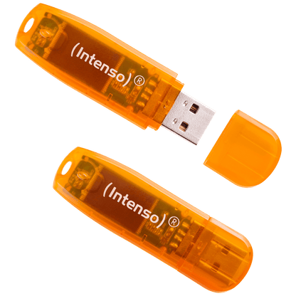 (Intenso) USB Flash drive 64GB Hi-Speed USB 2.0,Rainbow Line, 2 kom - USB2.0-64GB/Rainbow, 2 kom