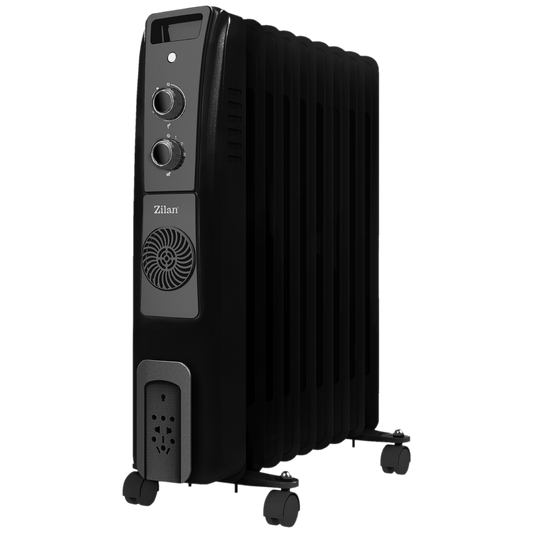 Zilan Radijator uljni + ventilator, 2000 +400 W, 9 rebara - ZLN1956