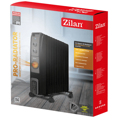 Zilan Radijator uljni + ventilator, 2500 +400 W, 11 rebara - ZLN1963