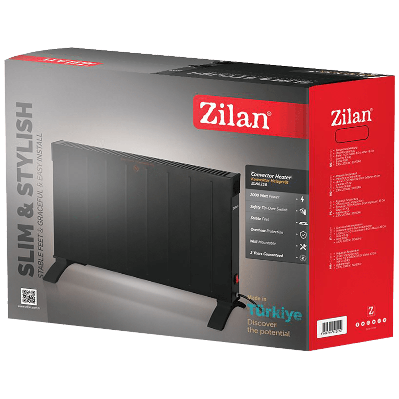 Zilan Grijalica, konvektor, 2000 W - ZLN6258