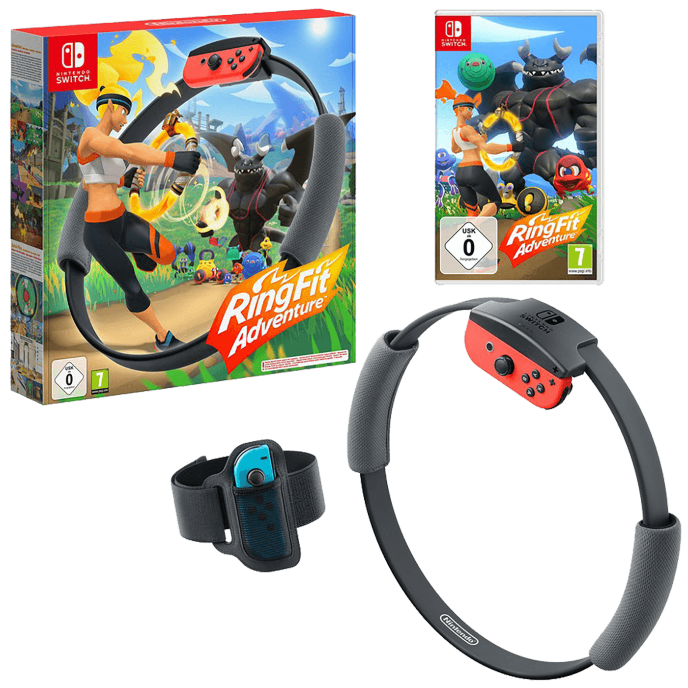 Nintendo Igra + Ring Con za Nintendo Switch: Ring Fit Adventure - Switch Ring Fit Adventure