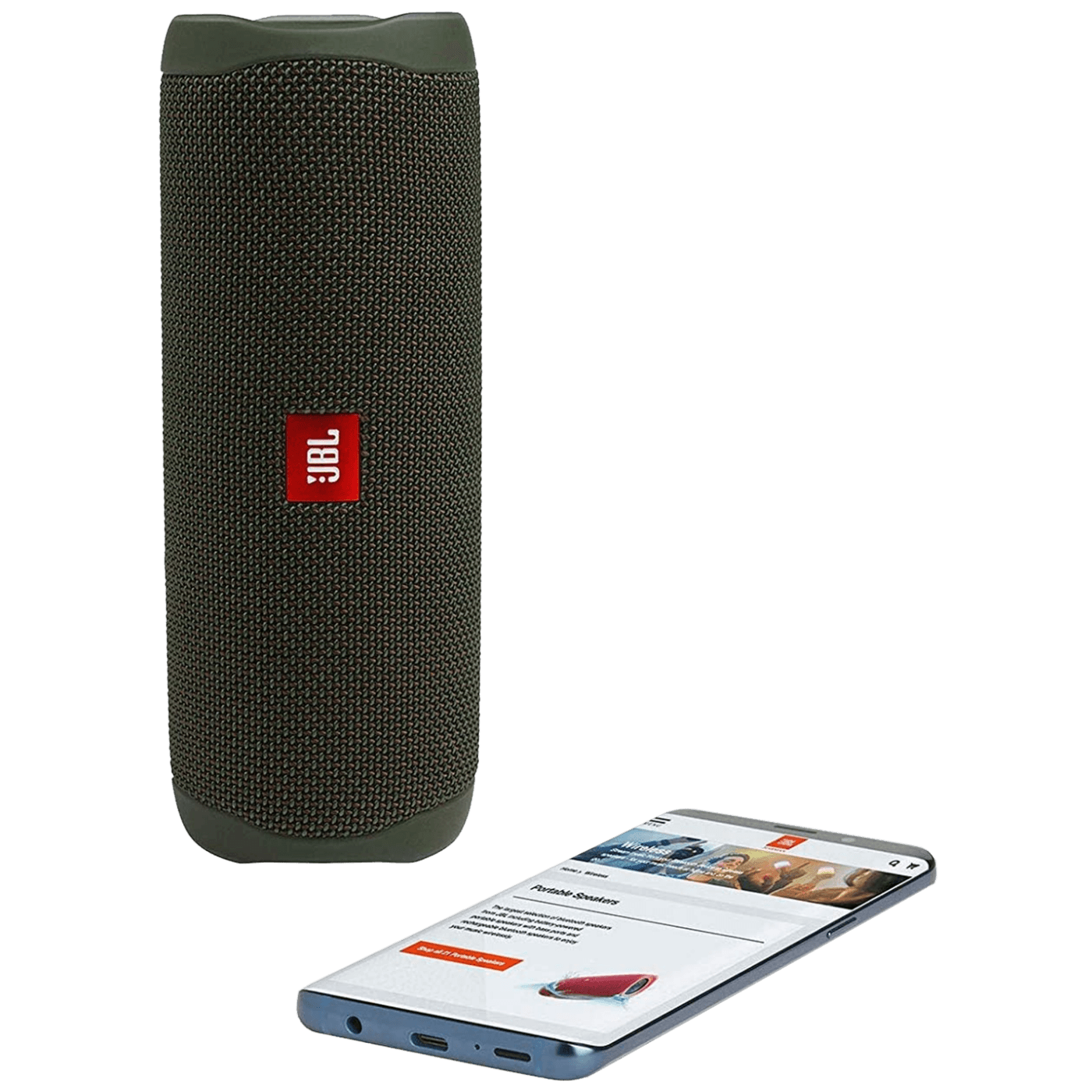 JBL Zvučnik bežični, Flip 5, Bluetooth, IP67, Green - Flip 5 Green
