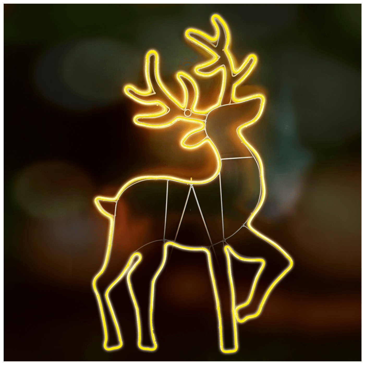 home Dekorativna rasvjeta, LED neonska figura, jelen - NEON 4