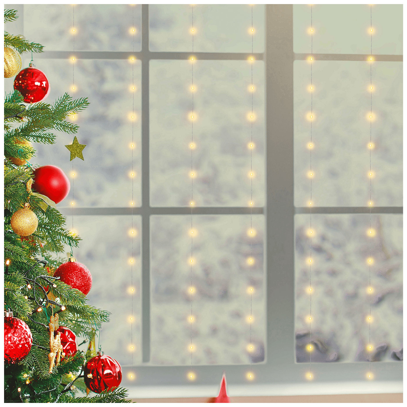 home Dekorativna rasvjeta, micro LED svjetlosna zavjesa - MLF 200/WW