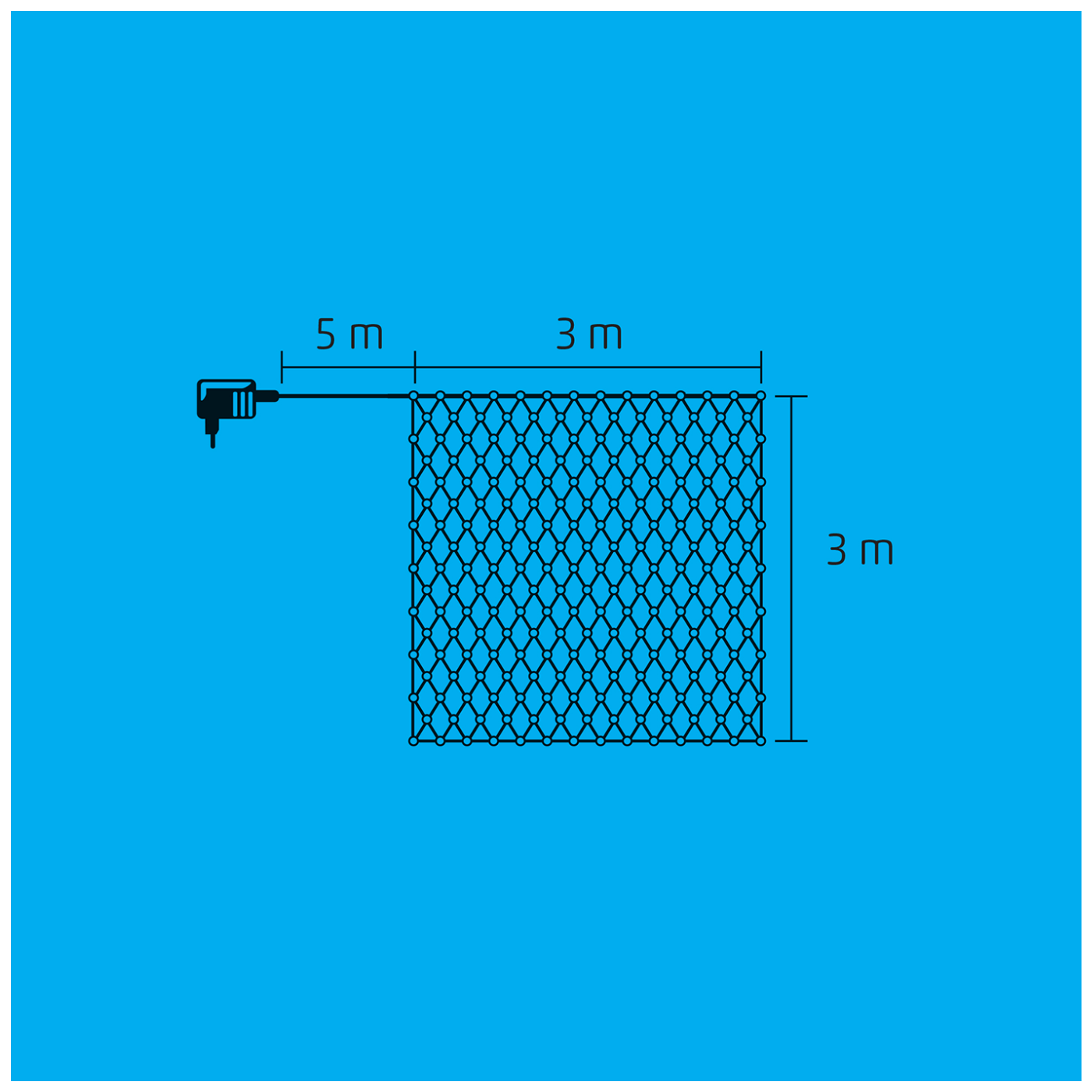 home Dekorativna LED rasvjeta, mreža - KLN 240C/WW