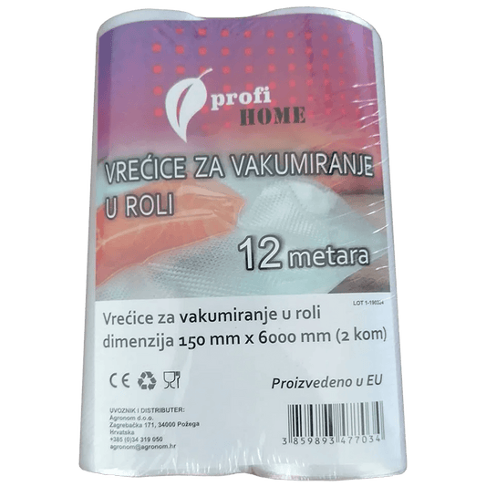 profi HOME Vrećice/Folije za vakumiranje u roli, 150 x 6000 mm, 2 kom - 453605
