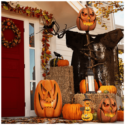 home Dekorativna rasvjeta, Halloween LED lampa, bundeva - DD59029