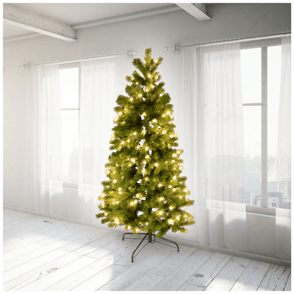 home Dekorativni bor s LED rasvjetom, 3D + 2D iglice, 150 cm - KMF 7/150