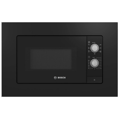 Bosch Ugradbena mikrovalna pećnica, 800 W, kapacitet 20 l, crna - BEL620MB3
