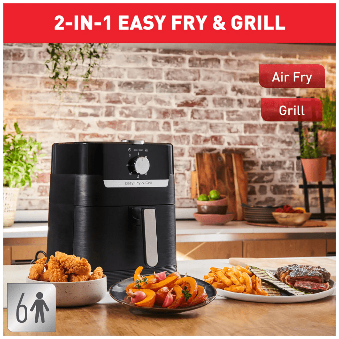 Tefal Friteza na vrući zrak, 2u1, 1400W, zapremina 4.2 lit - EY501815