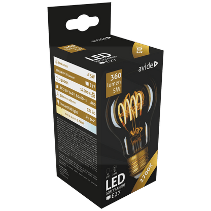 Avide Sijalica, LED 5W, E27, 2700K, 360°, 230V AC - Globe 5W E27