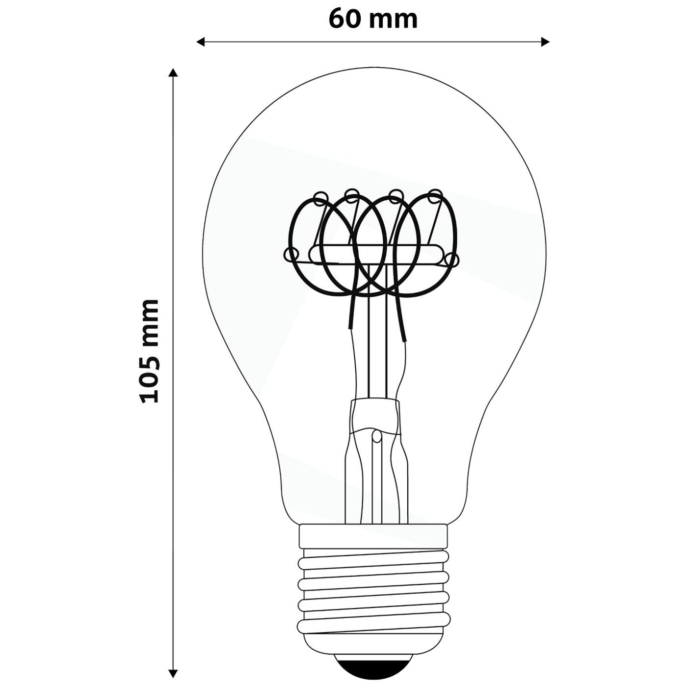 Avide Sijalica, LED 5W, E27, 2700K, 360°, 230V AC - Globe 5W E27