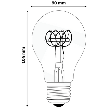 Avide Sijalica, LED 5W, E27, 2700K, 360°, 230V AC - Globe 5W E27