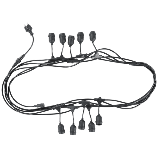 Avide Kabel sa 10 sijaličnih grla E27, dužina 10 met., Outdoor - Outdoor E27 String 10m