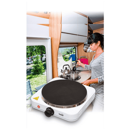 home Električno kuhalo, 1 ploča - 18 cm, 1500 W, bijela - HG R 01/WH