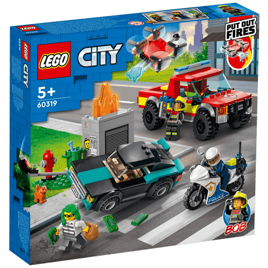 Lego Vatrogasna akcija i policijska potjera, LEGO City - Vatrog. akcija i policijska potjera