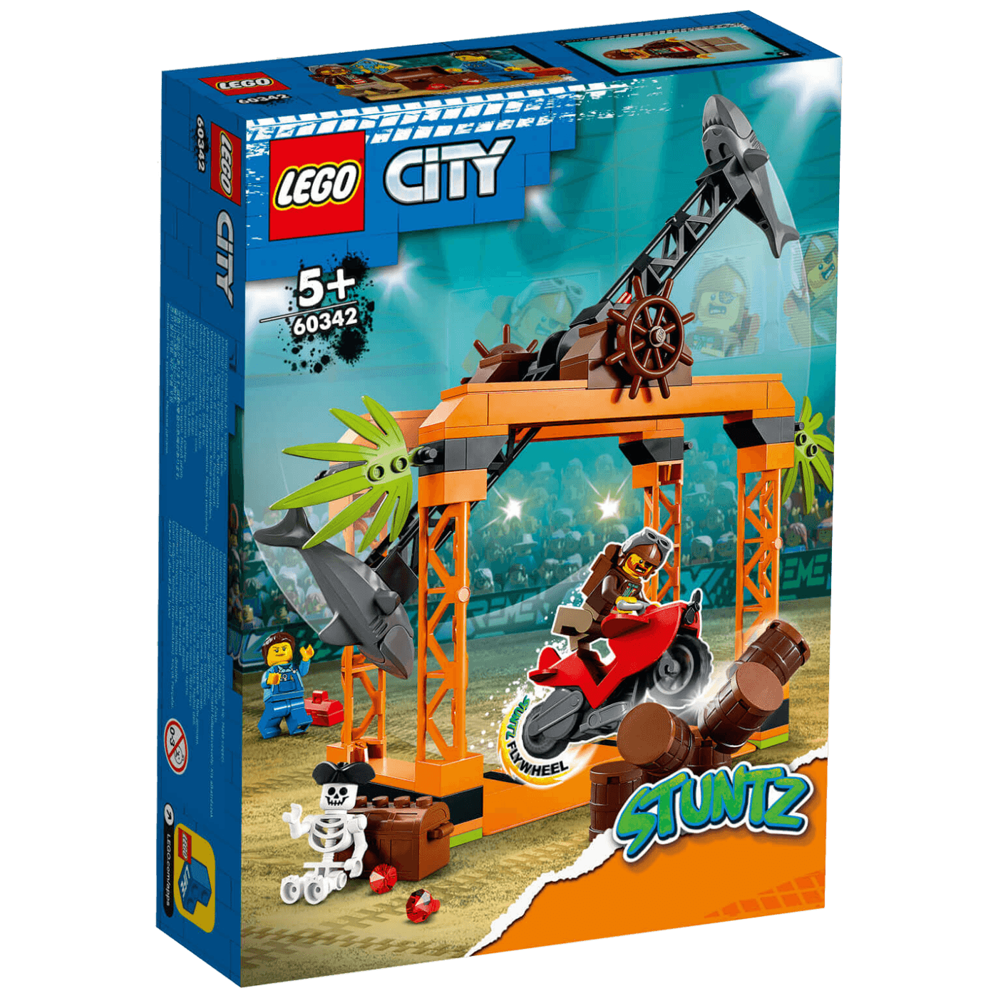 Lego Izazov napad ajkule na kaskaderskoj stazi, LEGO City