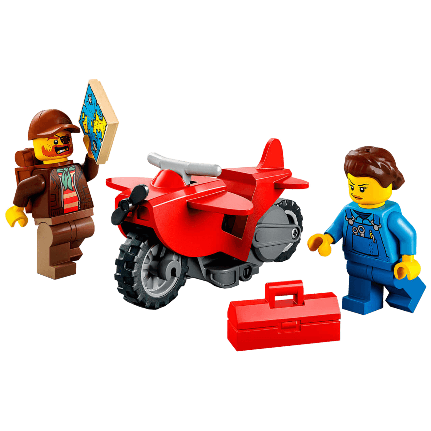 Lego Izazov napad ajkule na kaskaderskoj stazi, LEGO City