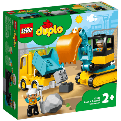 Lego Kamion i bager gusjeničar, LEGO Duplo