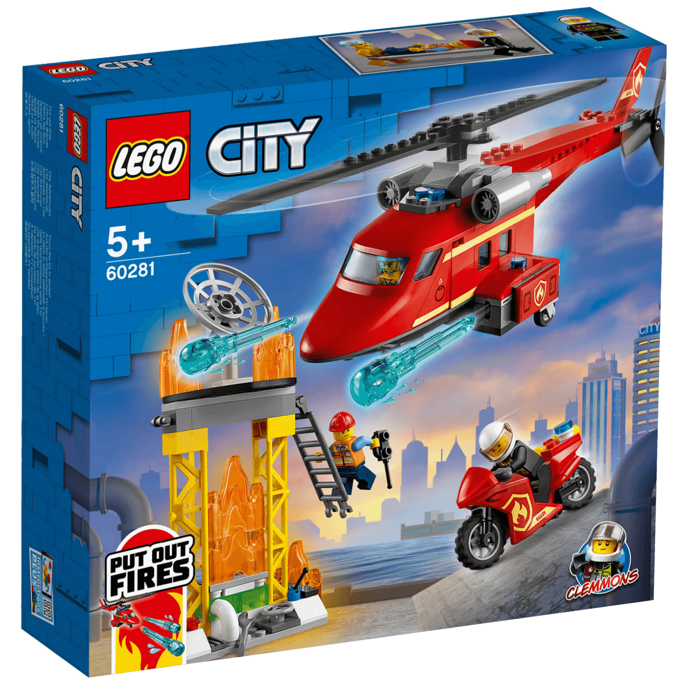 Lego Vatrogasni spasilački helikopter, LEGO City