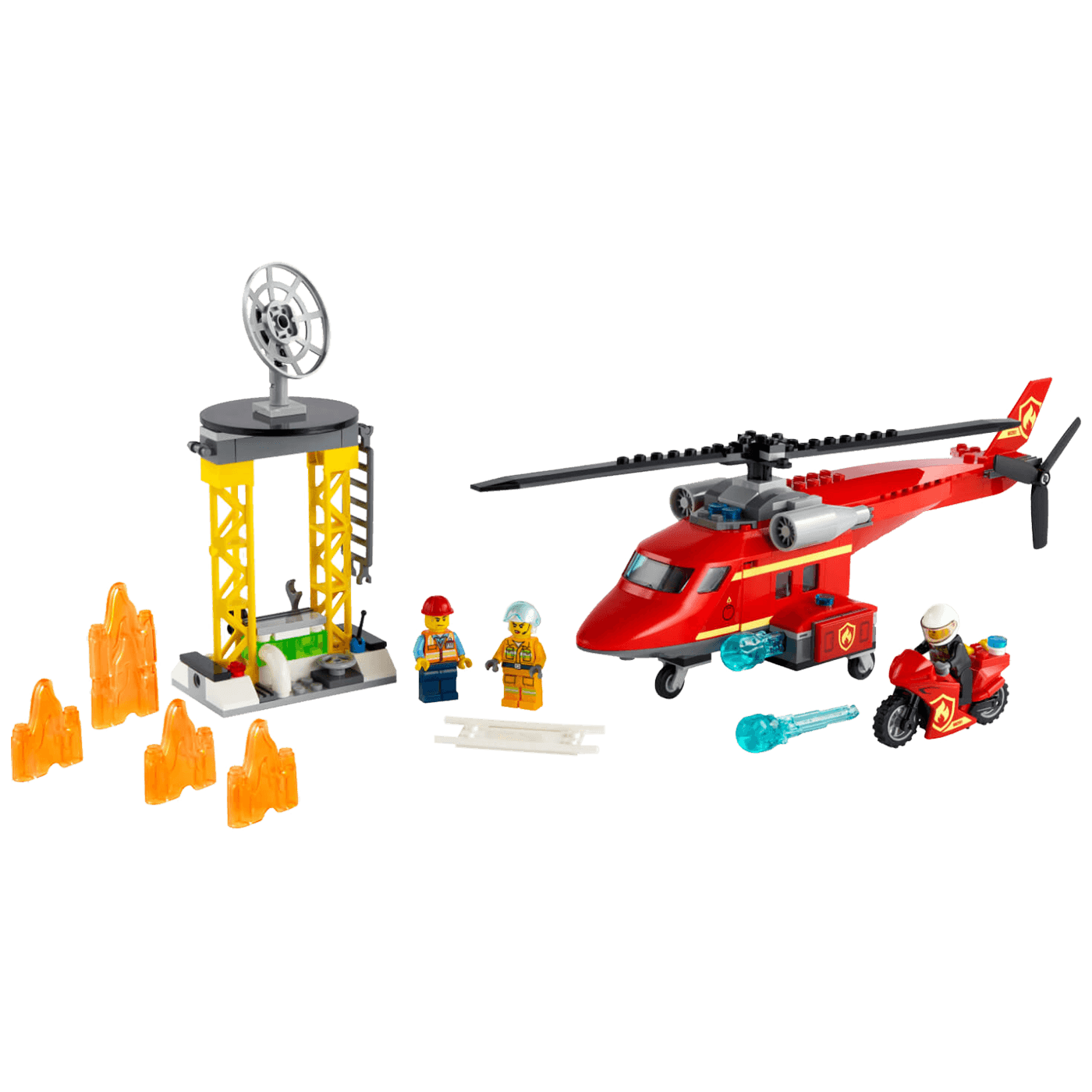 Lego Vatrogasni spasilački helikopter, LEGO City