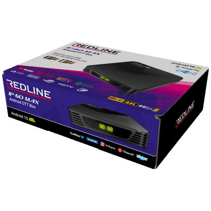 REDLINE Prijemnik IPTV@Android, 4K, 1 / 8 GB, USB, WiFi - IP-60 Max