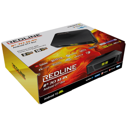 REDLINE Prijemnik IPTV@Android, 4K, 2 / 16 GB, USB, WiFi - IP-70 Max