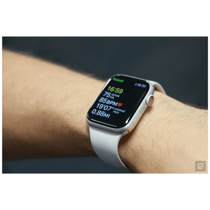 Apple Pametni sat, 1.69" LTPO OLED zaslon, vodootporan BT, WiFi - Watch Series 8 GPS 41mm Starlight