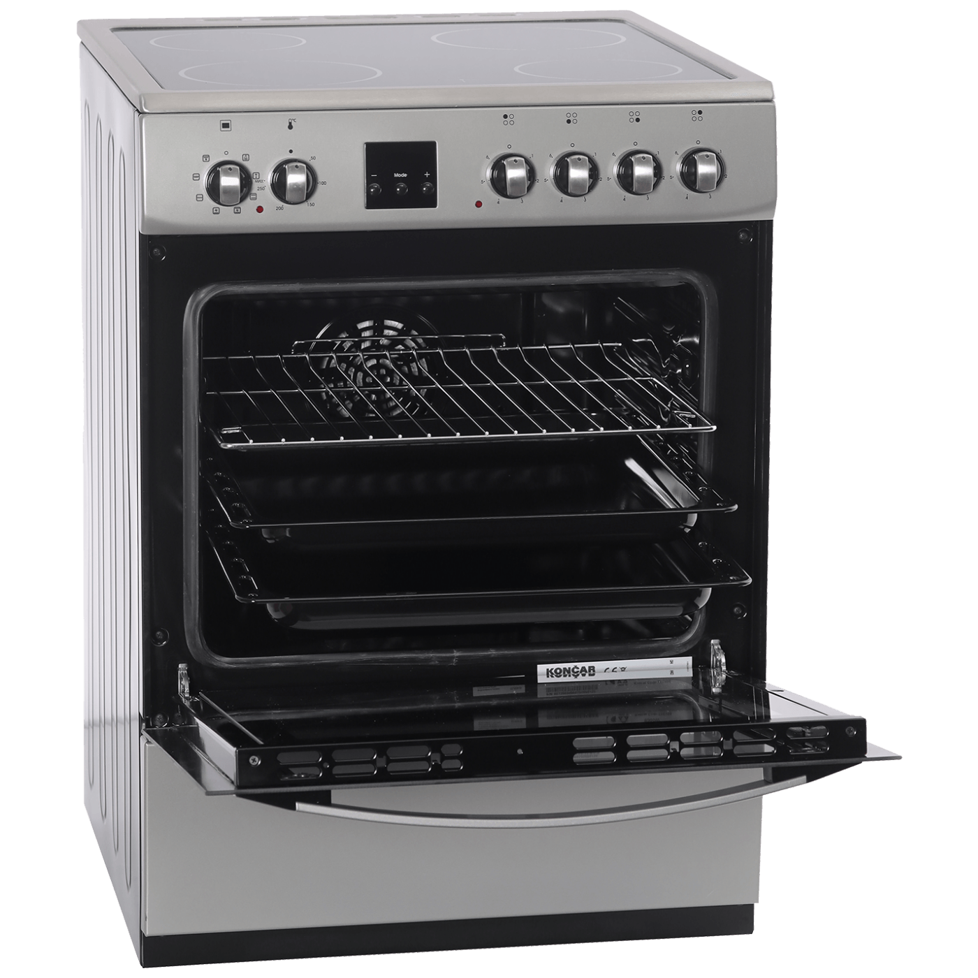 Končar Štednjak 4 staklokeramičke ringle, pećnica 65l, A - ST6040GKFCU4