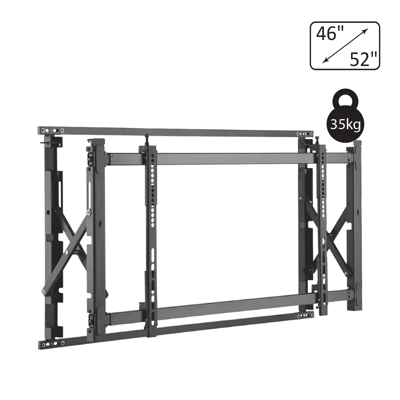 Maclean Nosač za TV prijemnik, video zid, multiscreen, 46"-52", 35kg - MC-845