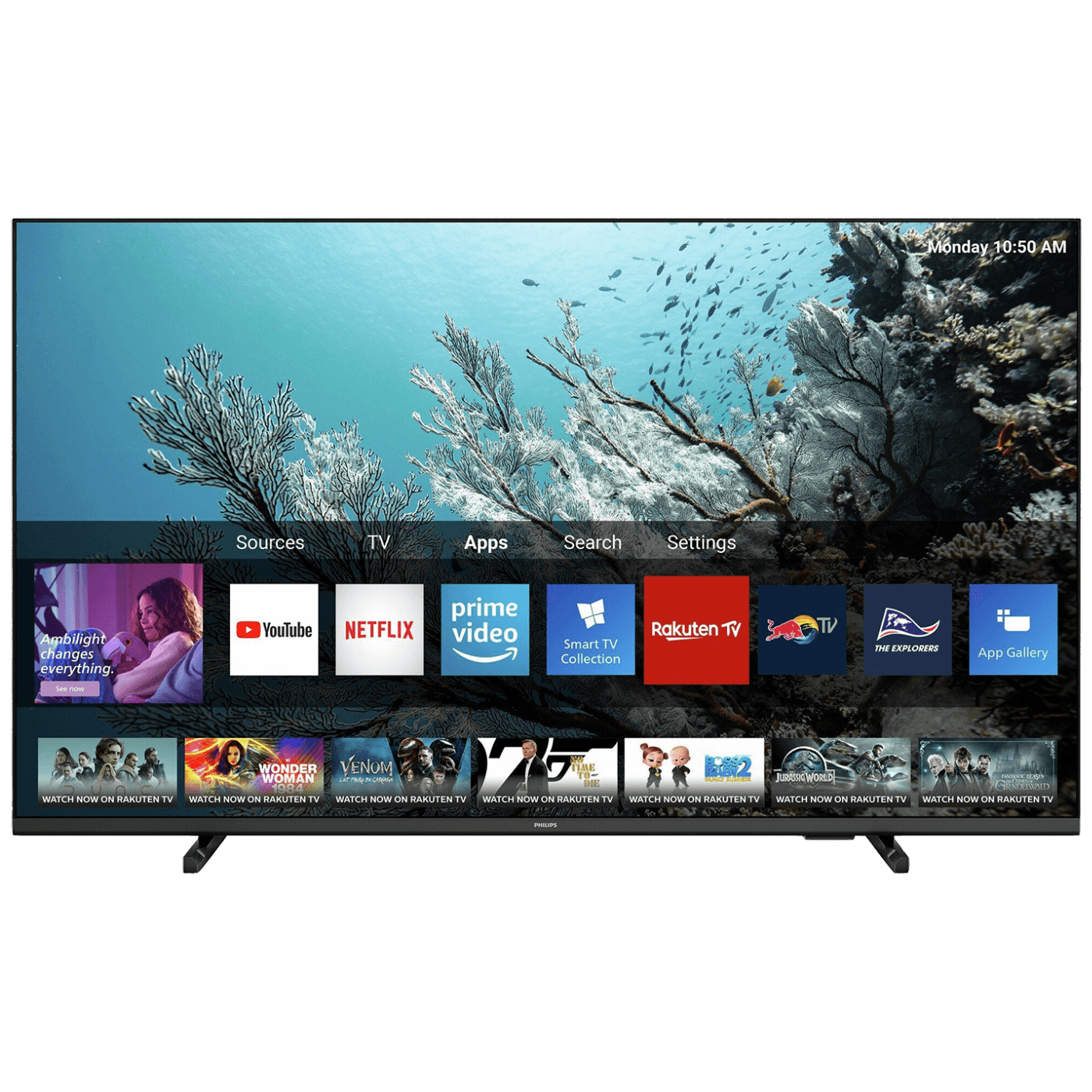 Philips Televizor Smart LED 4K UHD 55" - 55PUS7607/12