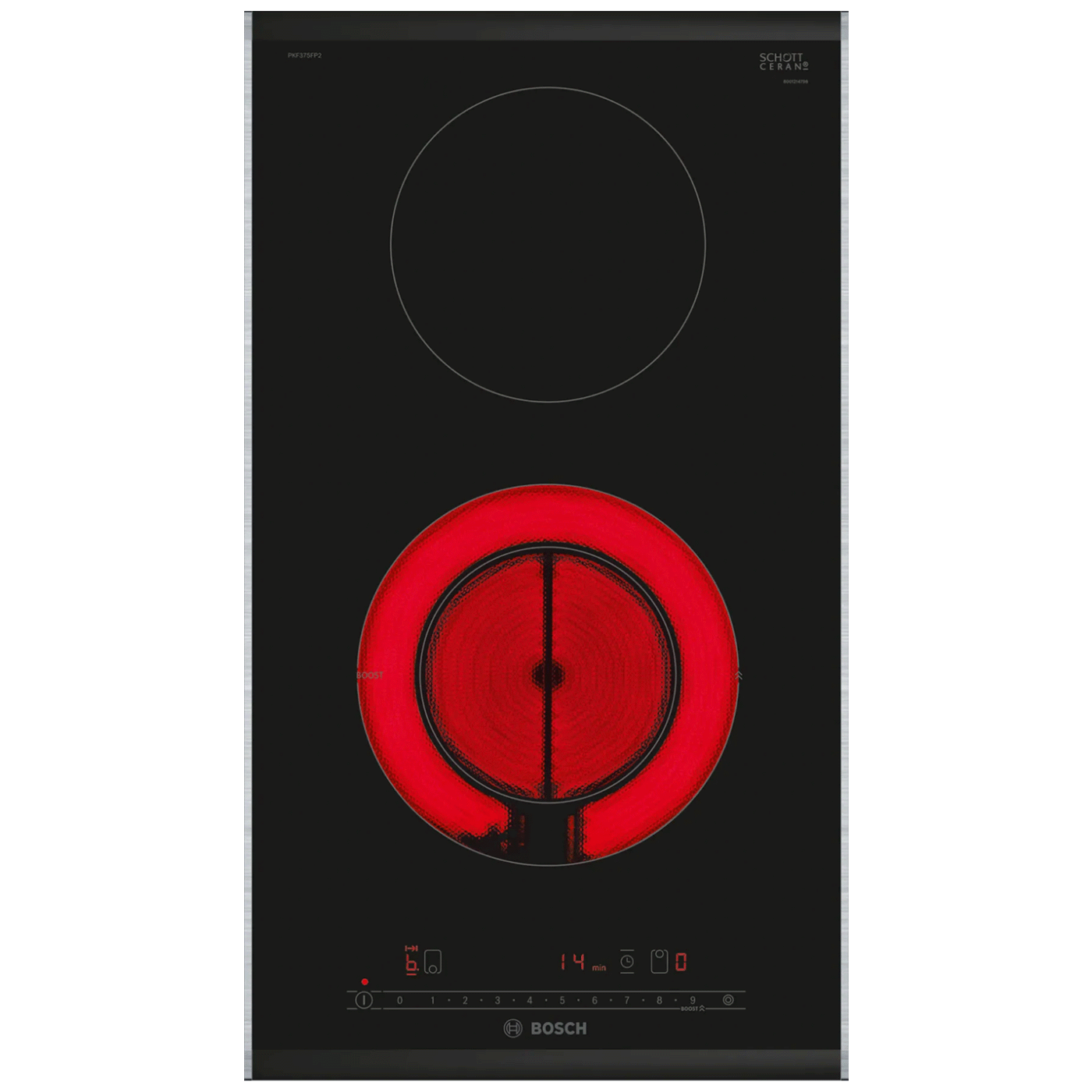 Bosch Ugradbena staklokeramička ploča, domino, 3500W, Serie 6 - PKF375FP2E