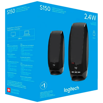 Logitech Zvučnici 2.0, 2.4 W, USB - S150
