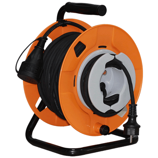 home Motalica za kabl, 25 met., H05RR-FG, 1.5 mm², IP44 - HJR 25-3