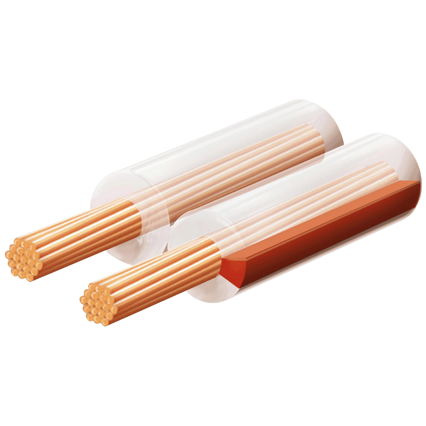 USE Kabel za zvučnike 2 x 1,00 mm, transparent, 100 met. - KLS 1T