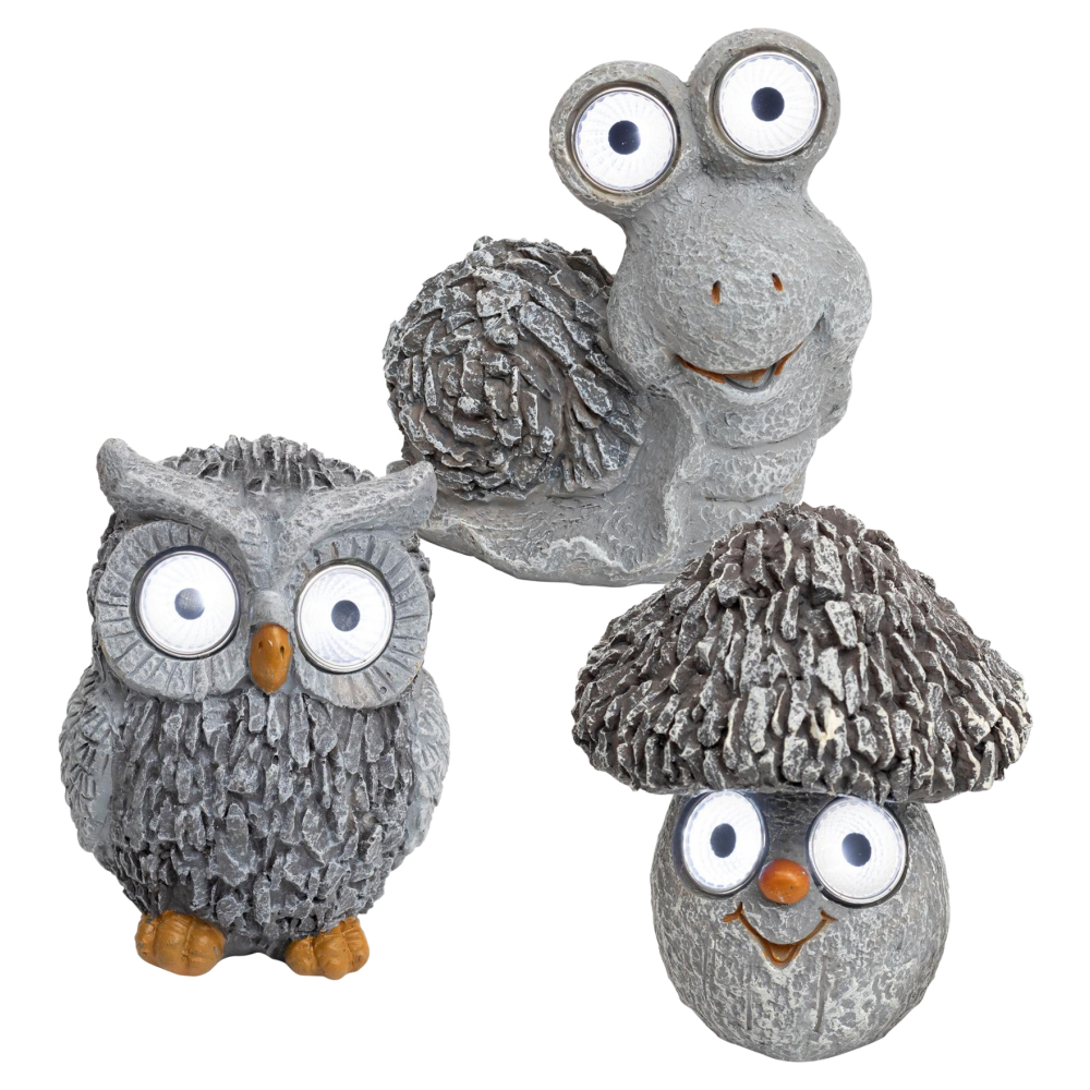 home Solarna vrtna svjetiljka 1 od 3 (gljiva, sova ili  puž) - MX 639