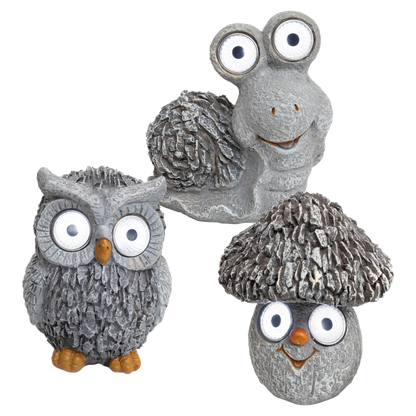 home Solarna vrtna svjetiljka 1 od 3 (gljiva, sova ili  puž) - MX 639