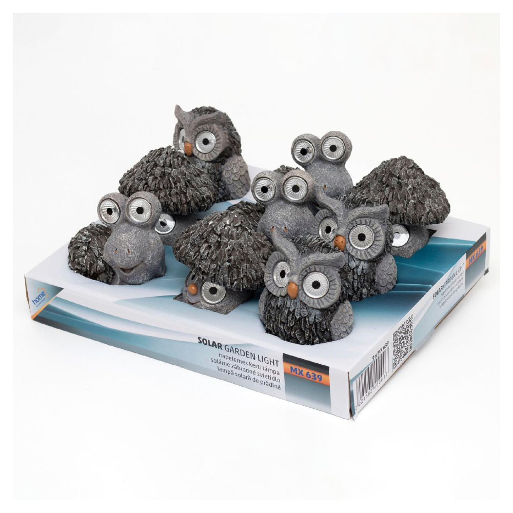 home Solarna vrtna svjetiljka 1 od 3 (gljiva, sova ili  puž) - MX 639