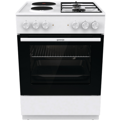 Gorenje Kombinirani štednjak, pećnica 65 l, 5200W, A - GK6A10WG