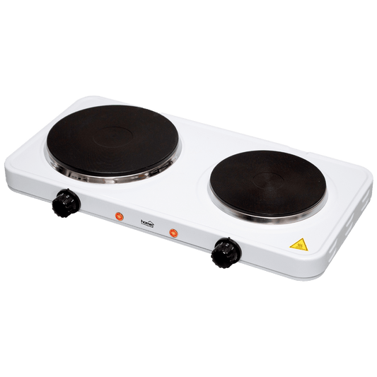 home Električno kuhalo, 2 ploče - 15/18 cm, 2500 W, bijela - HG R 02WH