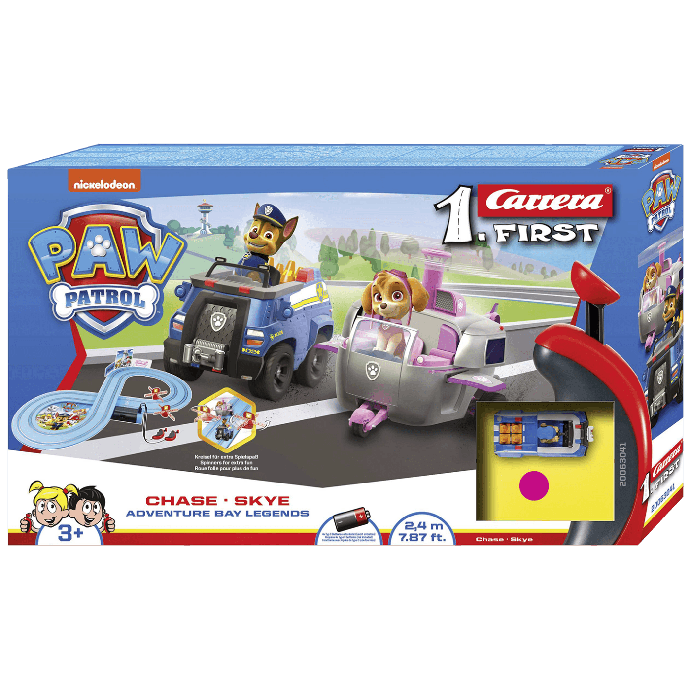 Carrera Dječija trkačka staza,  Adventure Bay Legends - FIRST PAW PATROL
