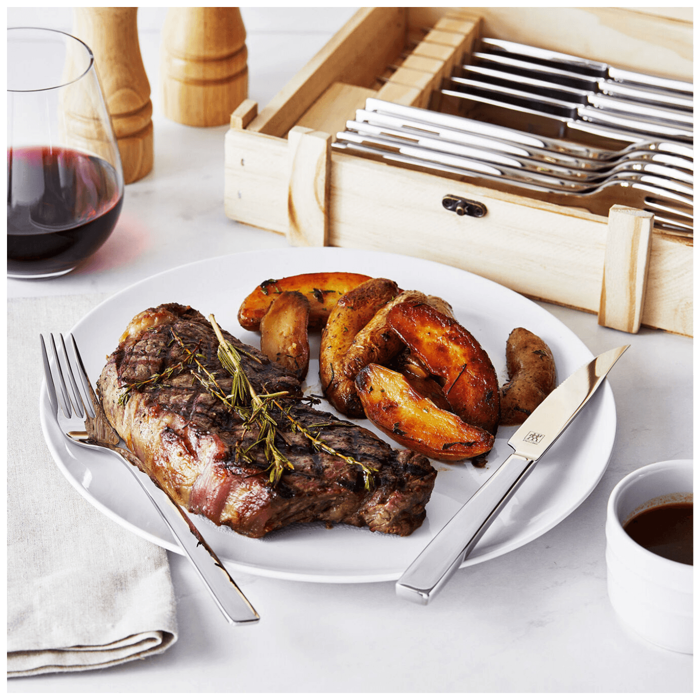 Zwilling Kuhinjski pribor, set noževa i vilica, 12 dijelova - Steak Cutlery Set