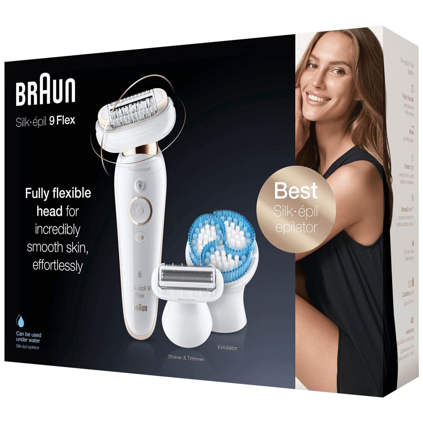 Braun Epilator, 3u1,  Silk-epil 9 Flex - SES 9010 3D