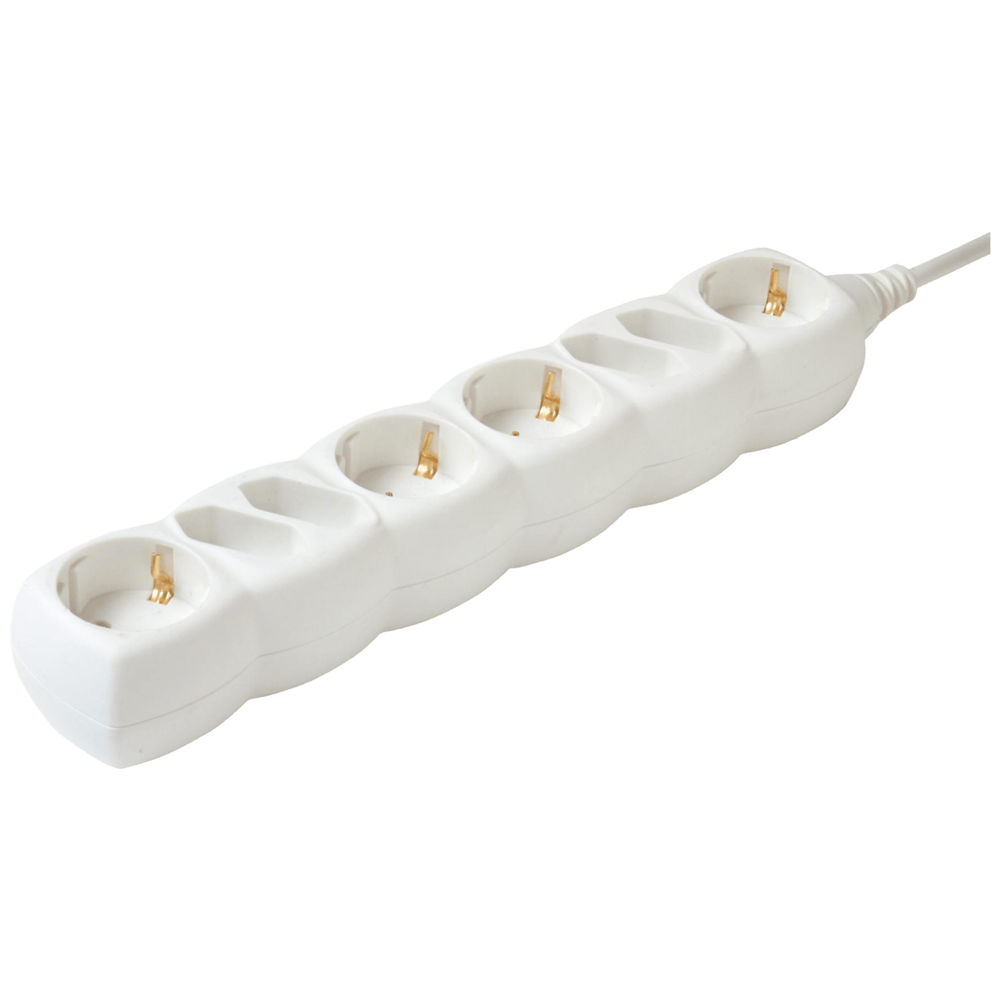 home Produžni kabl, 4 shuko+4 euro utičnice, 1.5mm²,3 met, bijeli - NV 18-3/WH/1,5