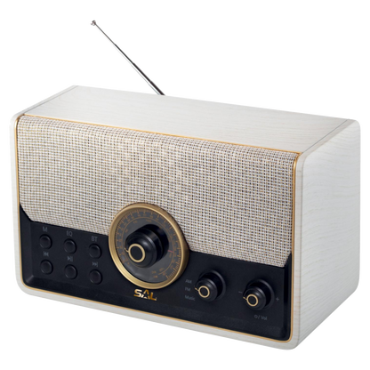 SAL Retro radio, AM-FM-BT-USB-mSD - RRT 6B