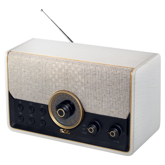 SAL Retro radio, AM-FM-BT-USB-mSD - RRT 6B