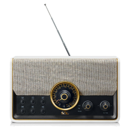 SAL Retro radio, AM-FM-BT-USB-mSD - RRT 6B